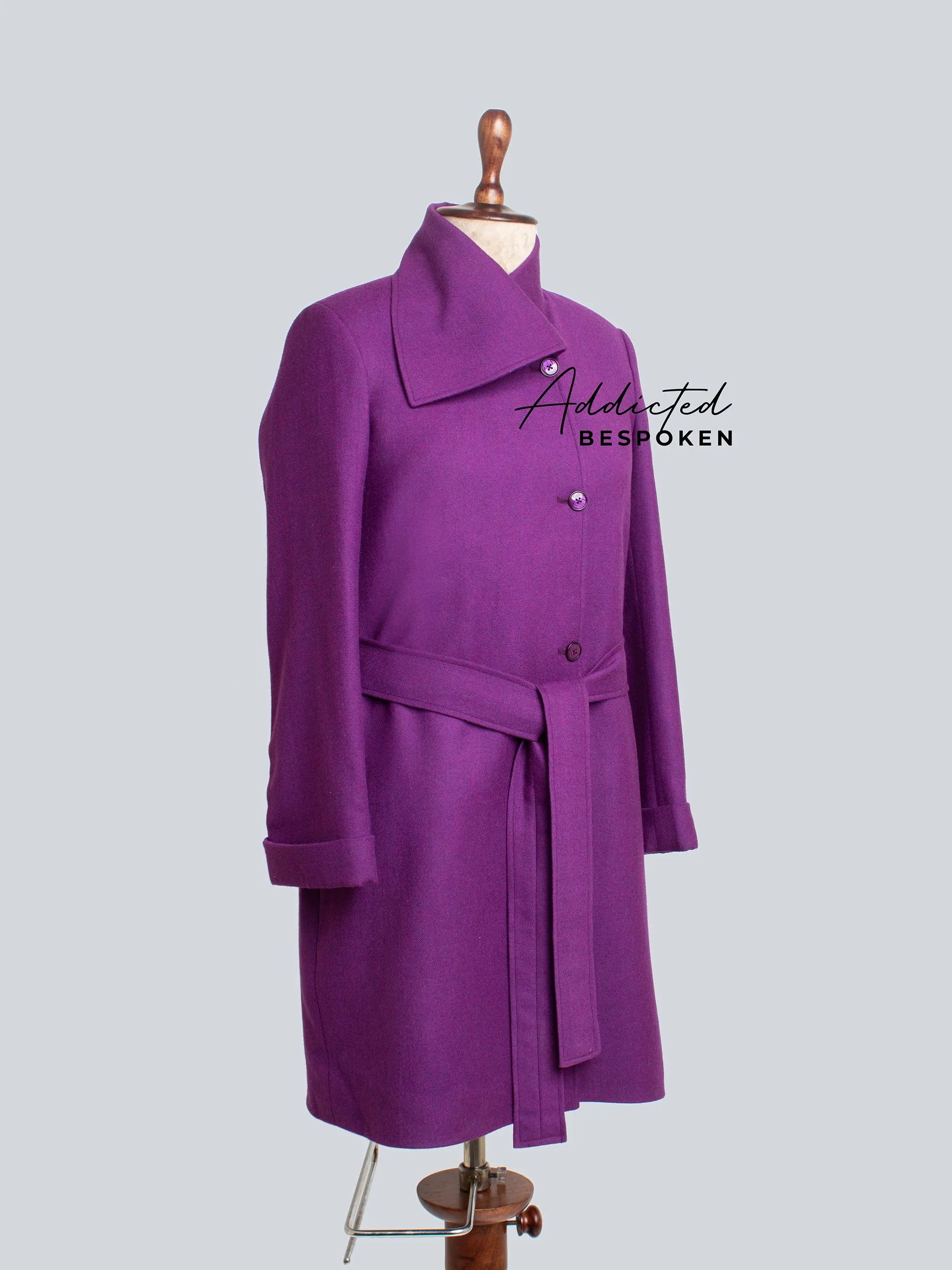 Elegant Belted Overcoat