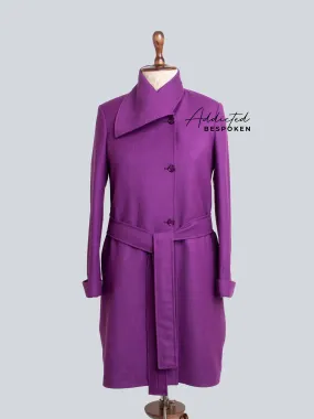Elegant Belted Overcoat