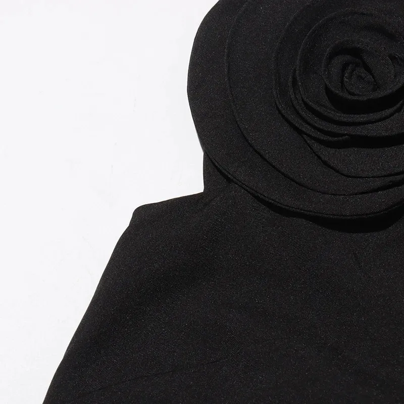 Elegant Patchwork Appliques Short Sleeve Pleated Dress