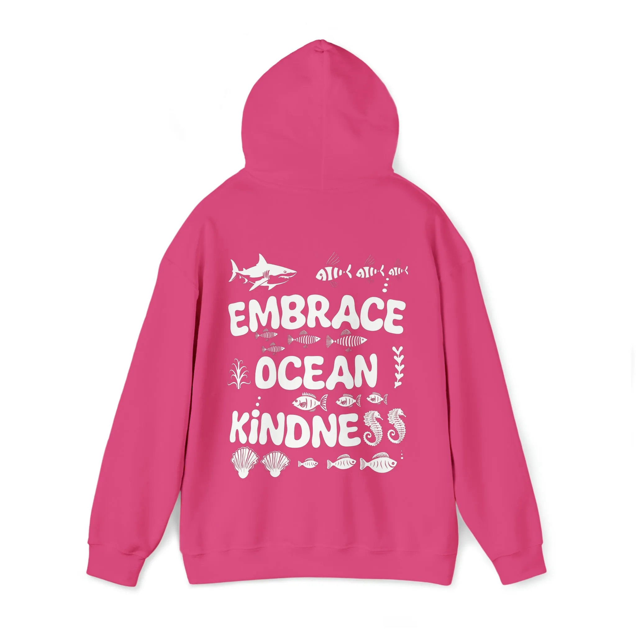 Embrace Ocean Kindness Hoodie, Save the Ocean Hoodie, Marine Life Hoodie, Ocean Life Hoodie, Protect Our Ocean Hoodie, Aesthetic Hoodie