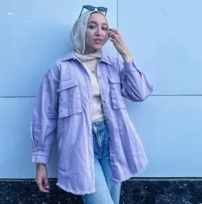 Everyday Shacket Lilac