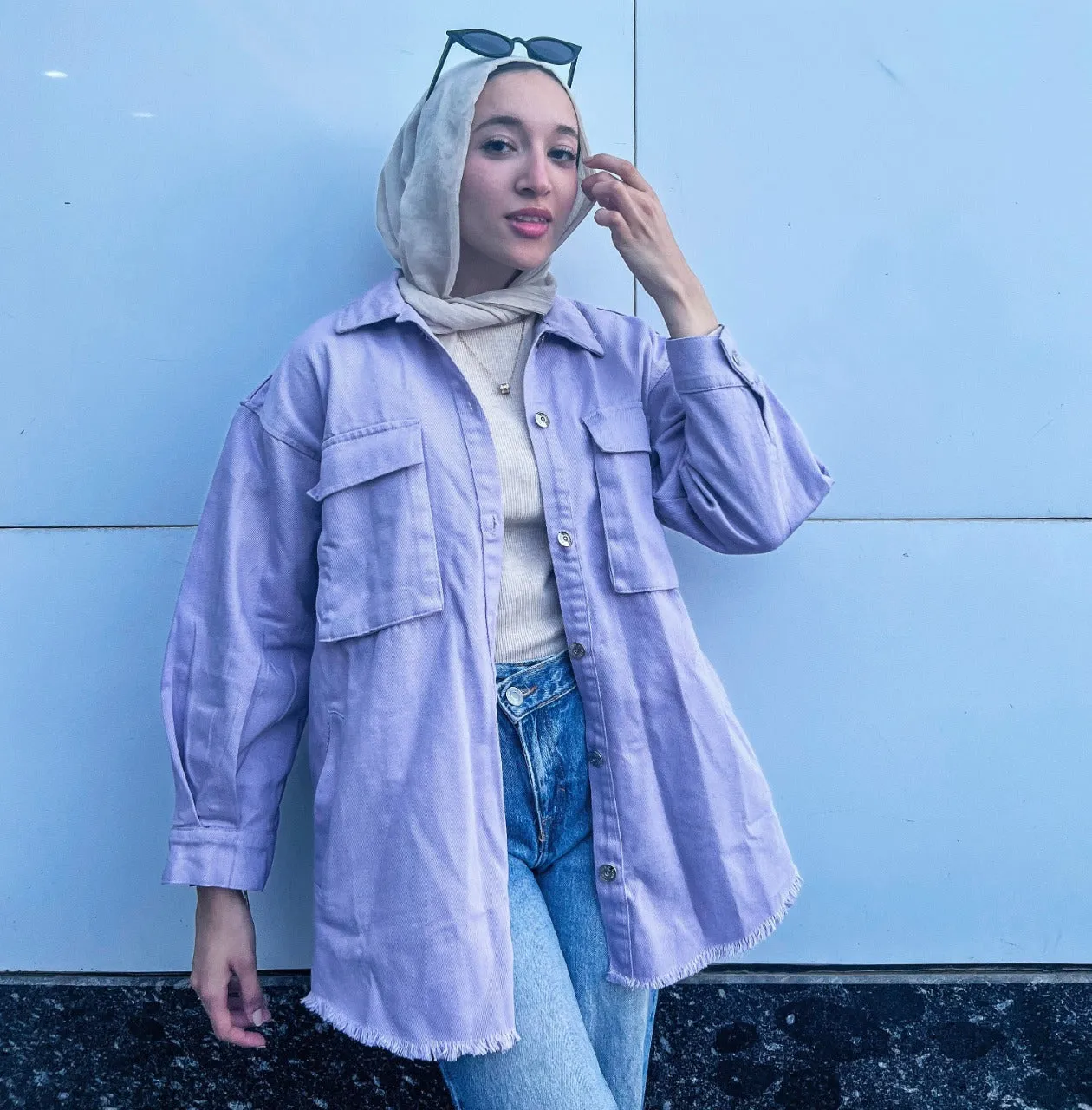 Everyday Shacket Lilac