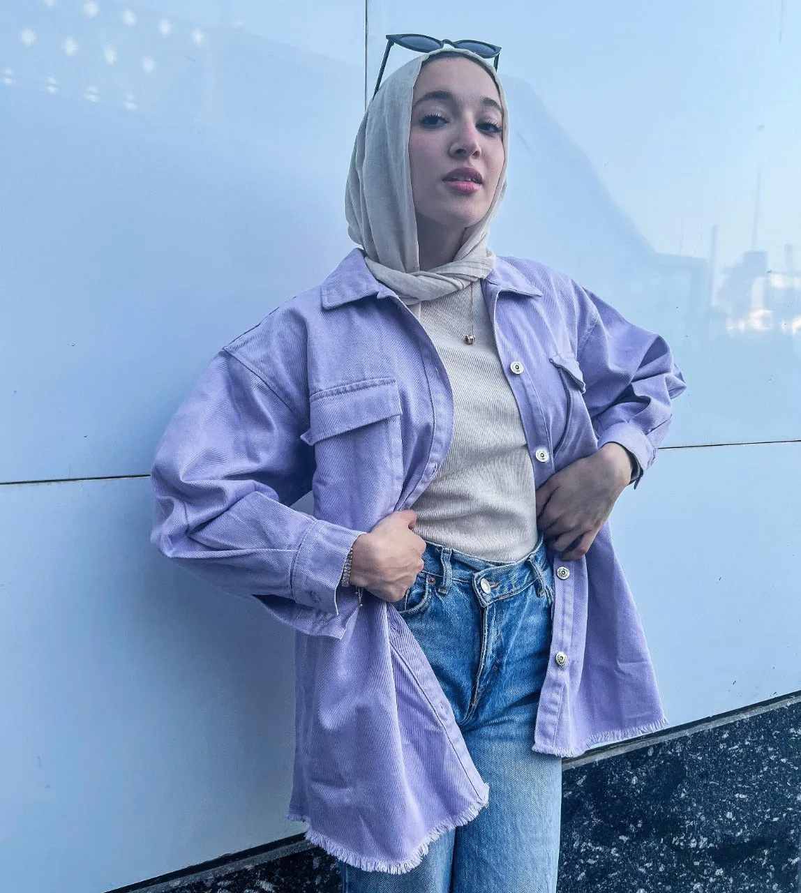 Everyday Shacket Lilac