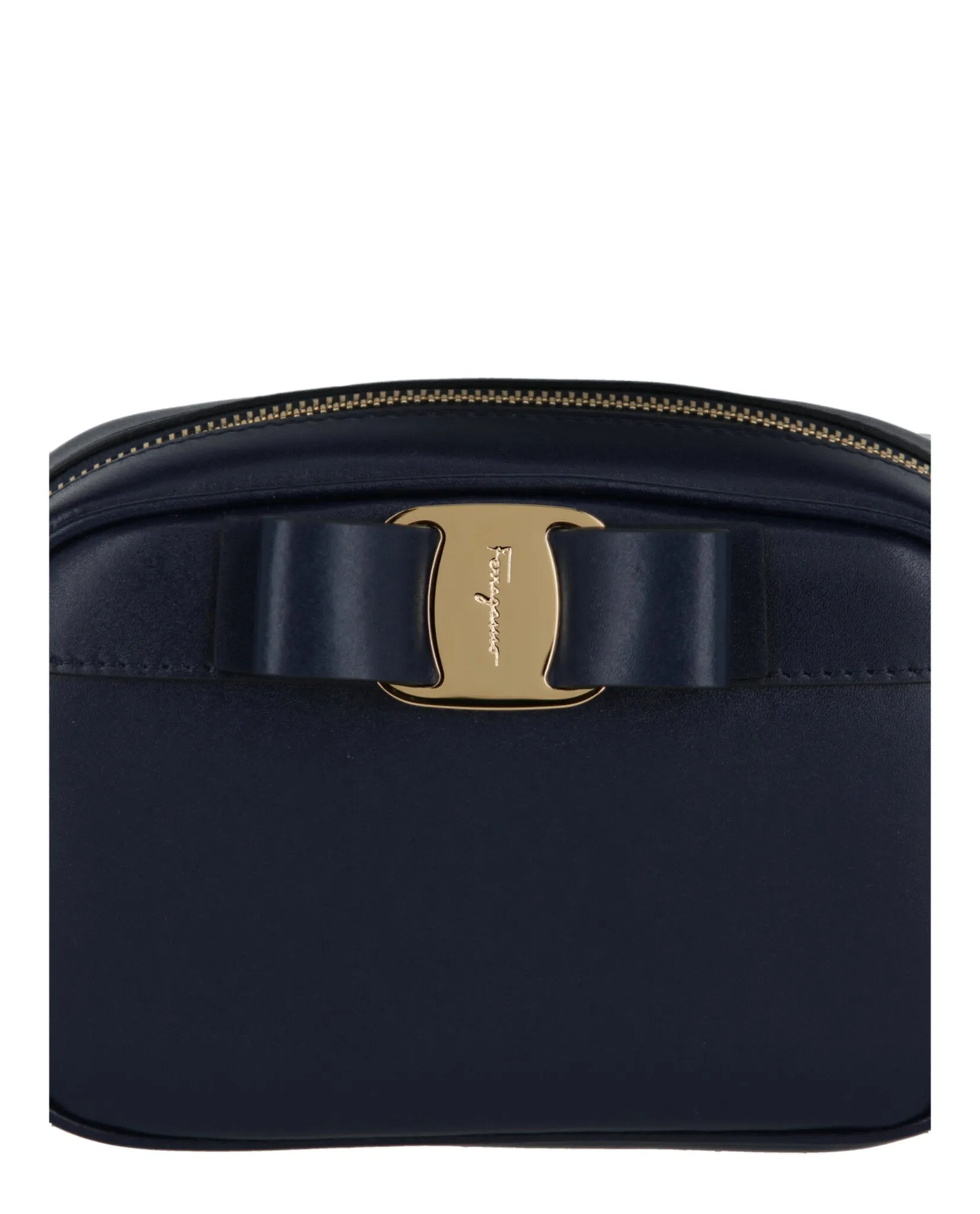 Ferragamo Vara Bow Leather Crossbody Bag