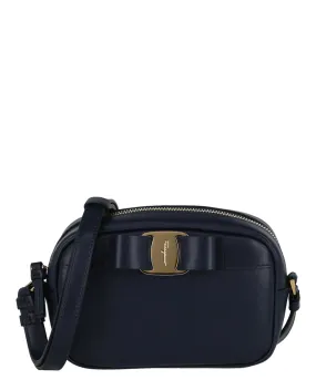 Ferragamo Vara Bow Leather Crossbody Bag