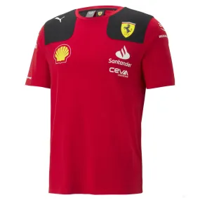 Ferrari Team Tee Rosso Corsa