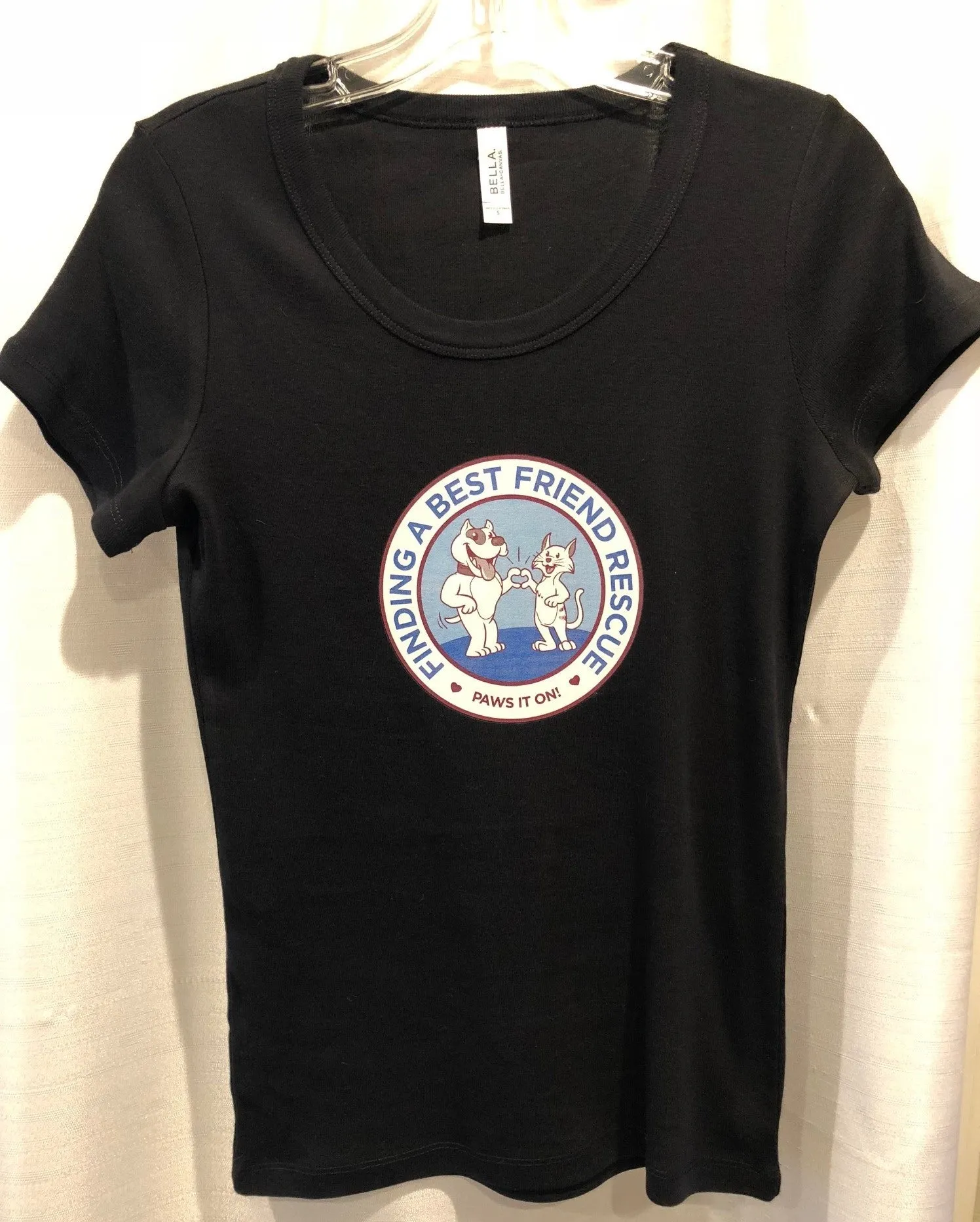 Finding A Best Friend Rescue Slim Fit Tee