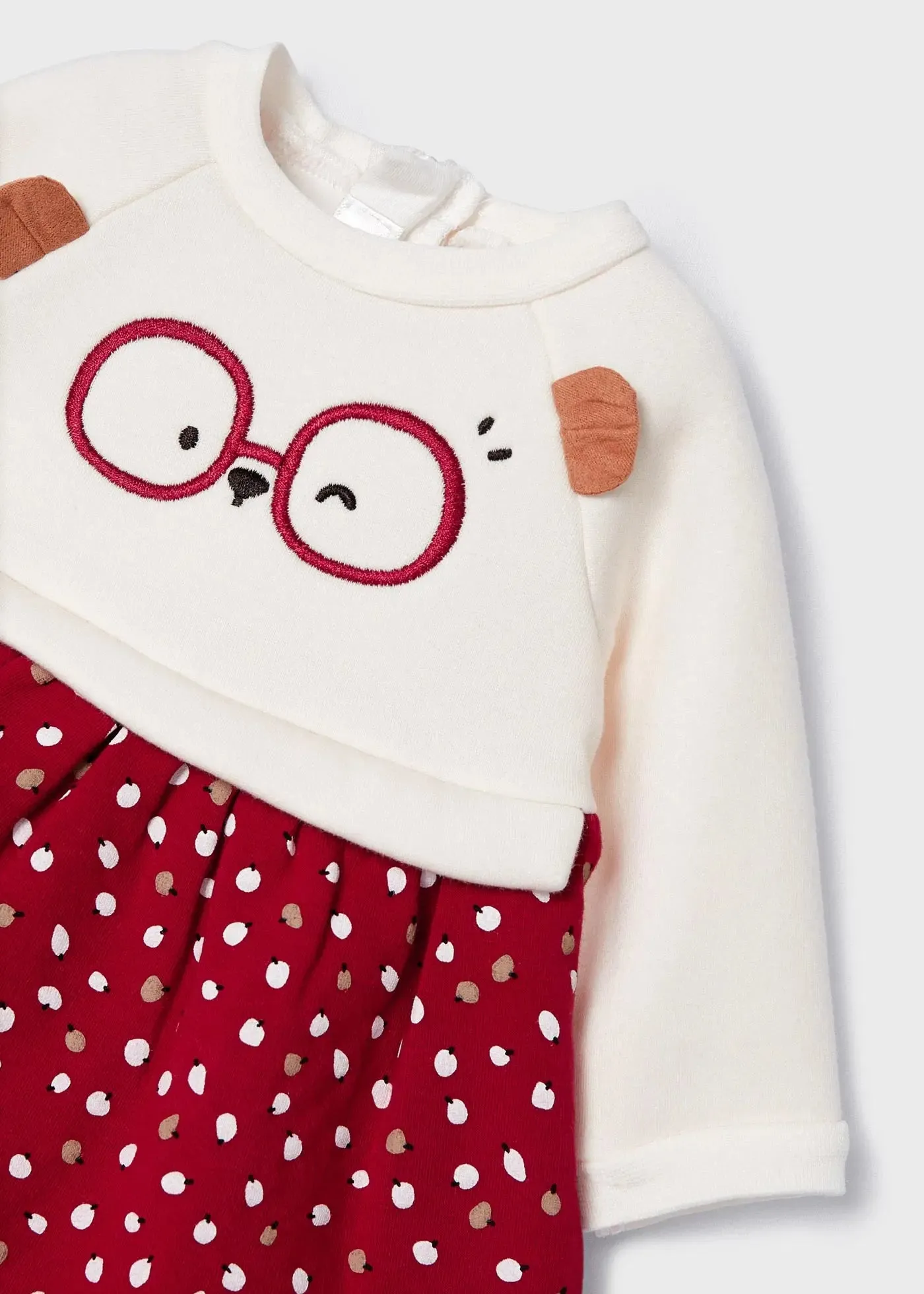 Fleece Baby Girls Dress Newborn | Mayoral