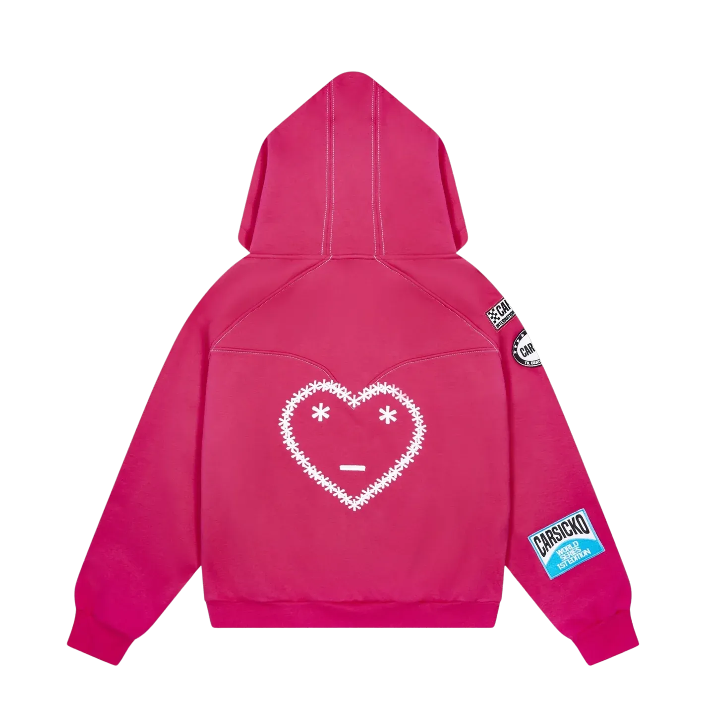 FTP RACING CLUB HOODIE PINK