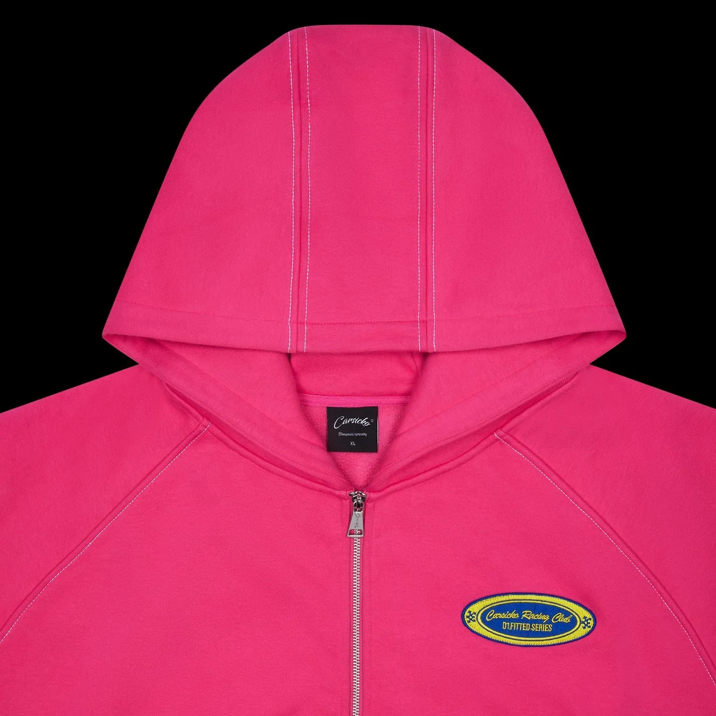 FTP RACING CLUB HOODIE PINK