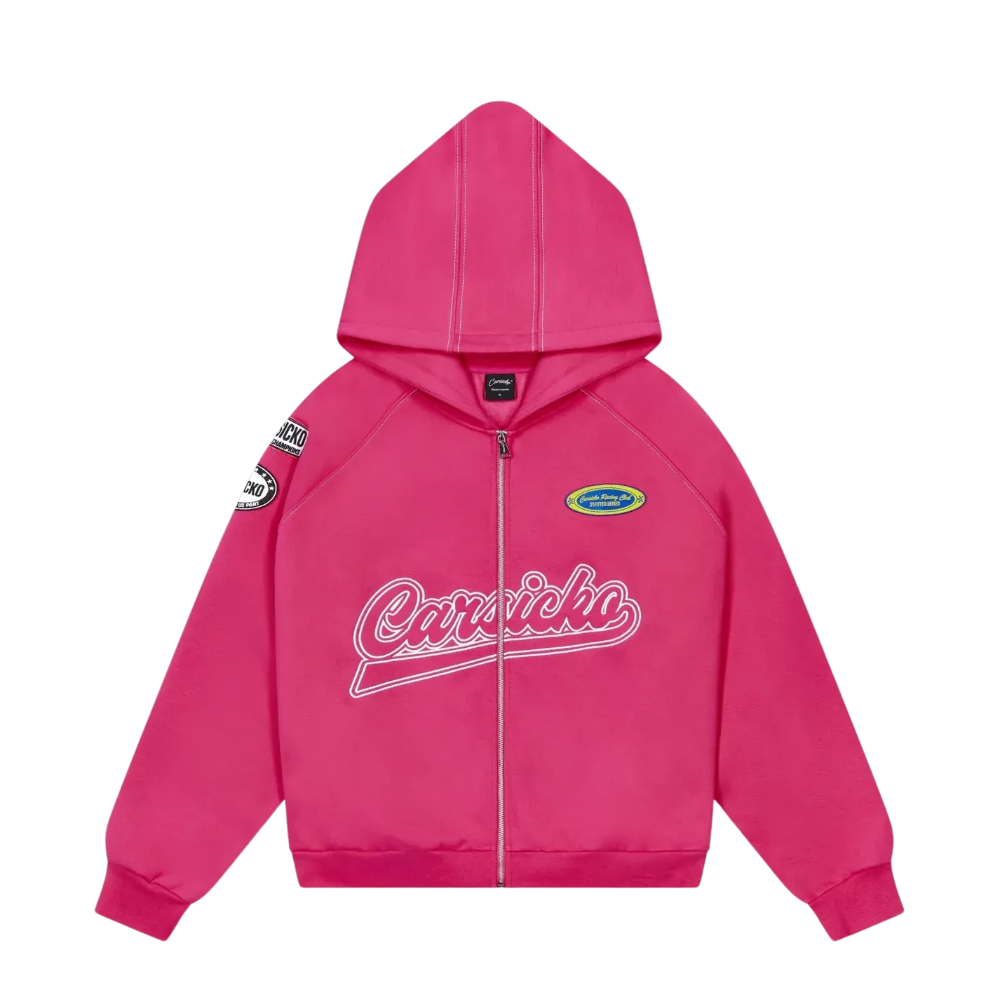 FTP RACING CLUB HOODIE PINK