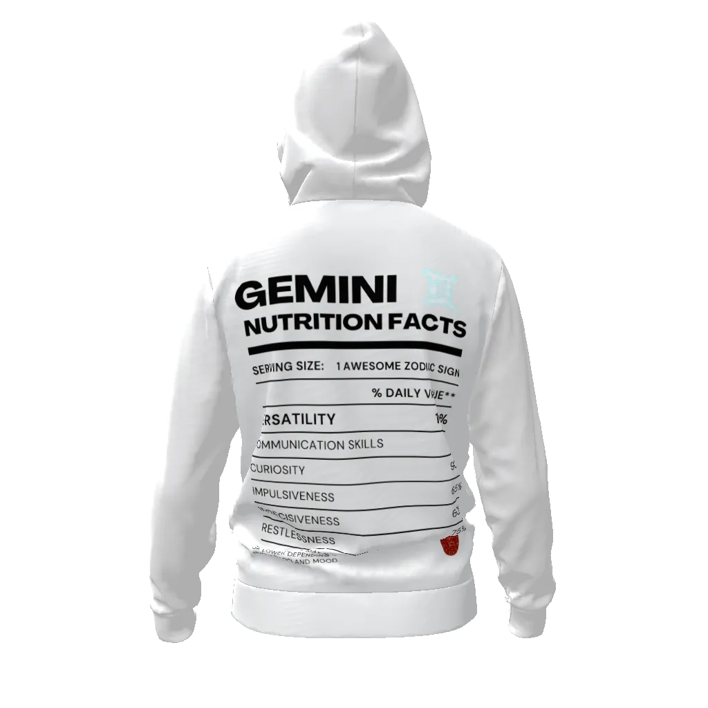 Gemini Nutrition Zip Hoodie