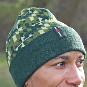 Green Camo Maryland Flag / Beanie