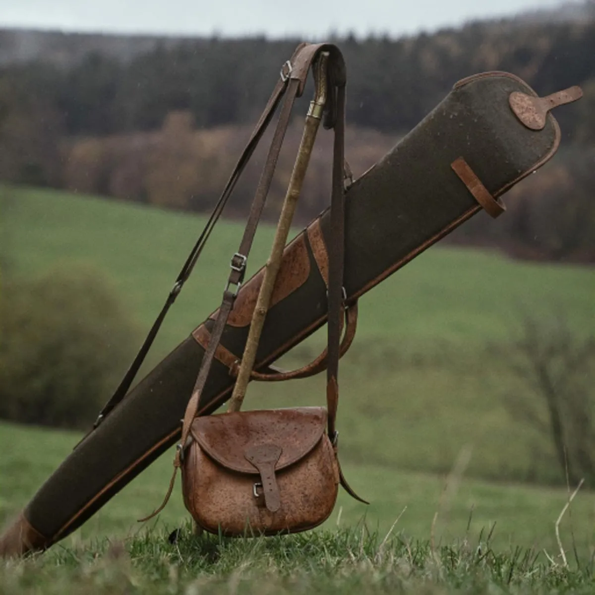 Harkila Retrieve Shotgun Slip In Canvas /Leather