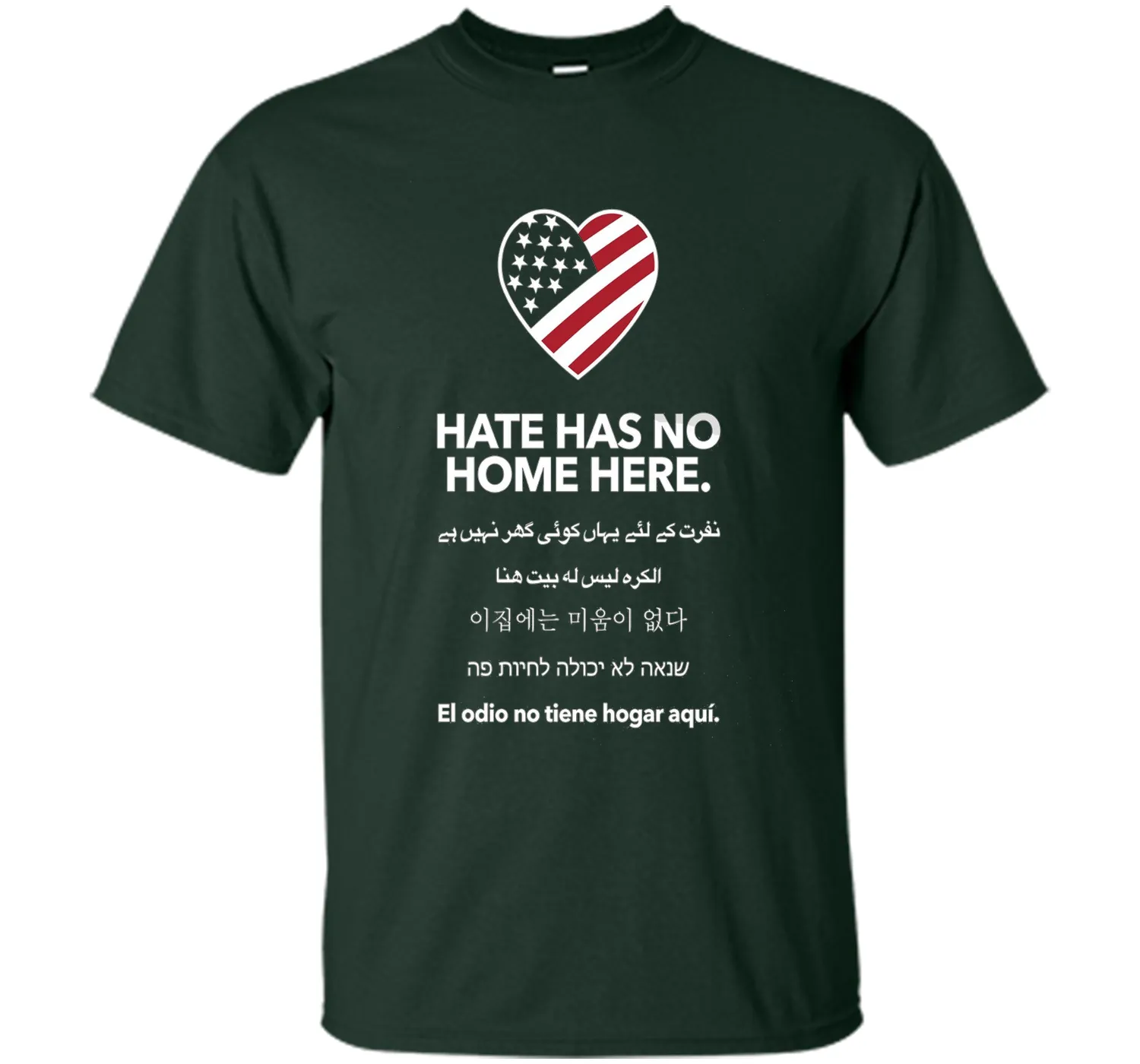 Hate Has No Home Here T-shirt