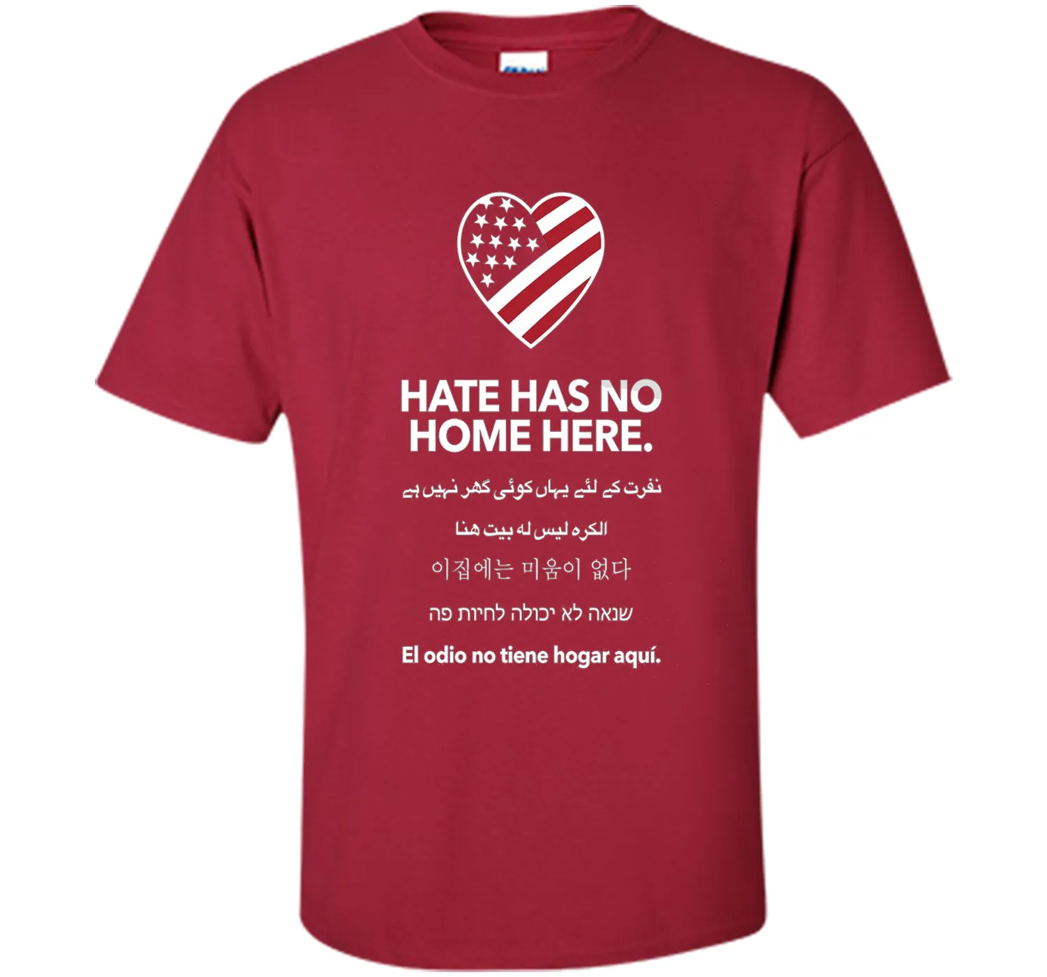Hate Has No Home Here T-shirt