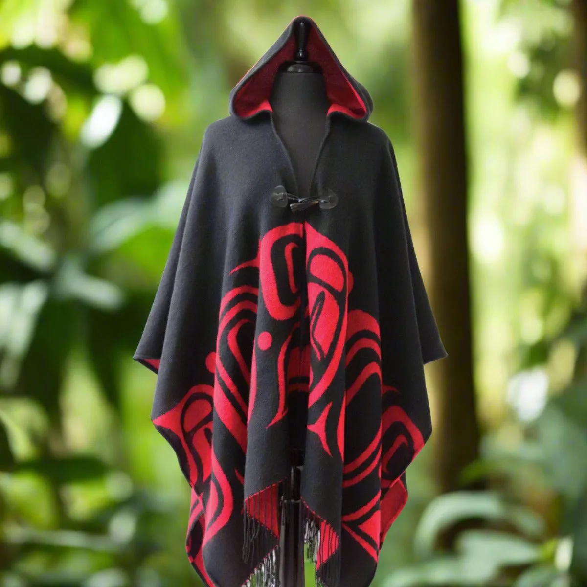 Hooded Fashion Wrap - Formline
