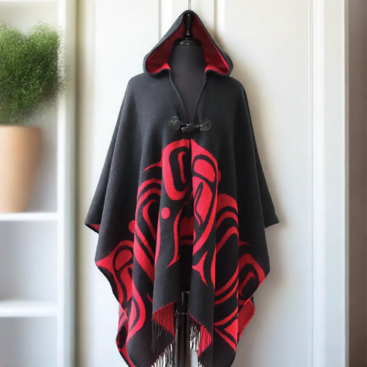 Hooded Fashion Wrap - Formline