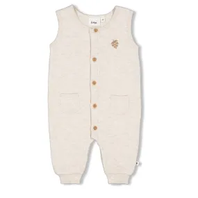 INTO THE FOREST - "Stepped" Double Knit Keepsake Overall