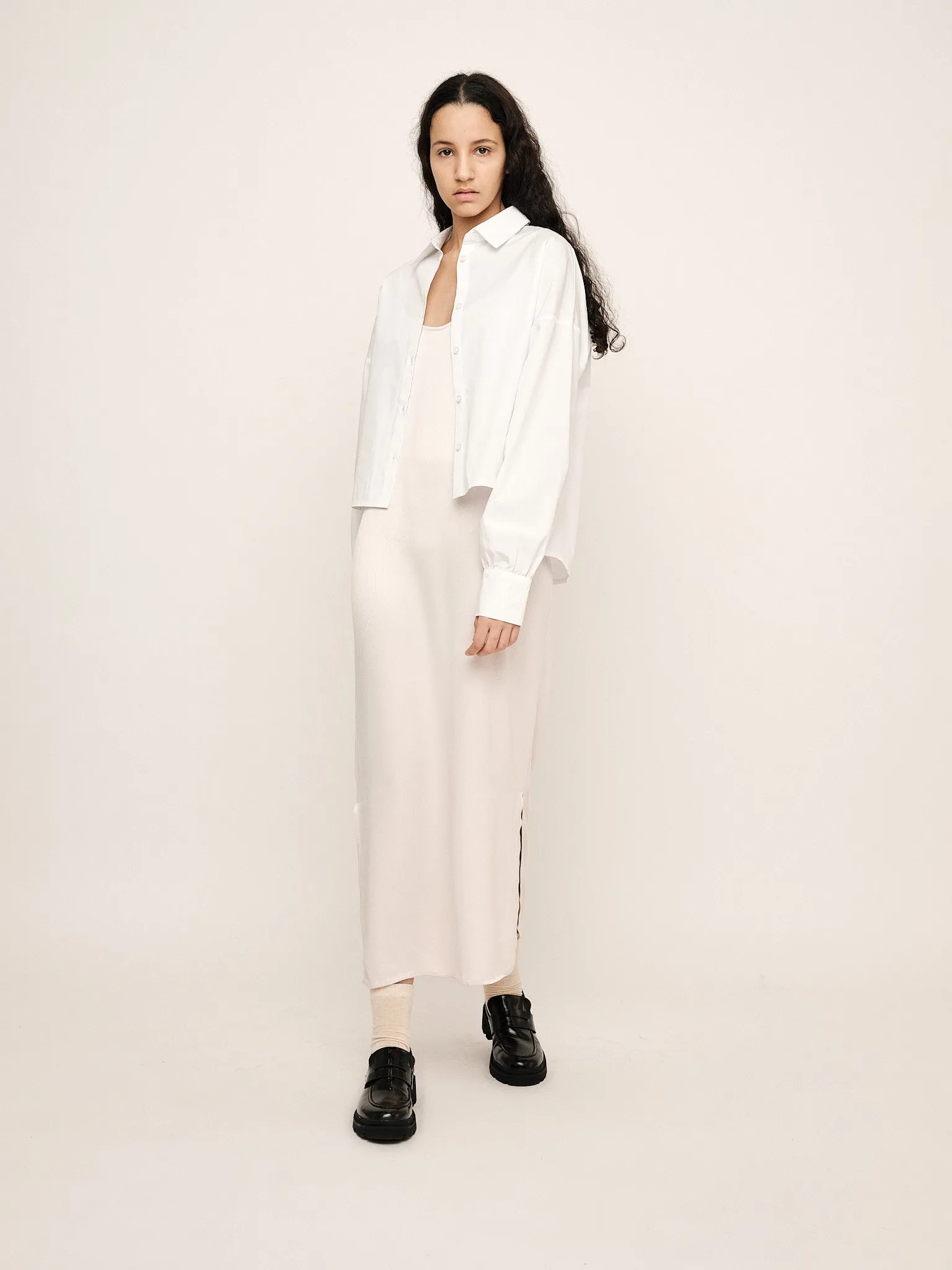 Jamie Oversized Shirt - Optical White