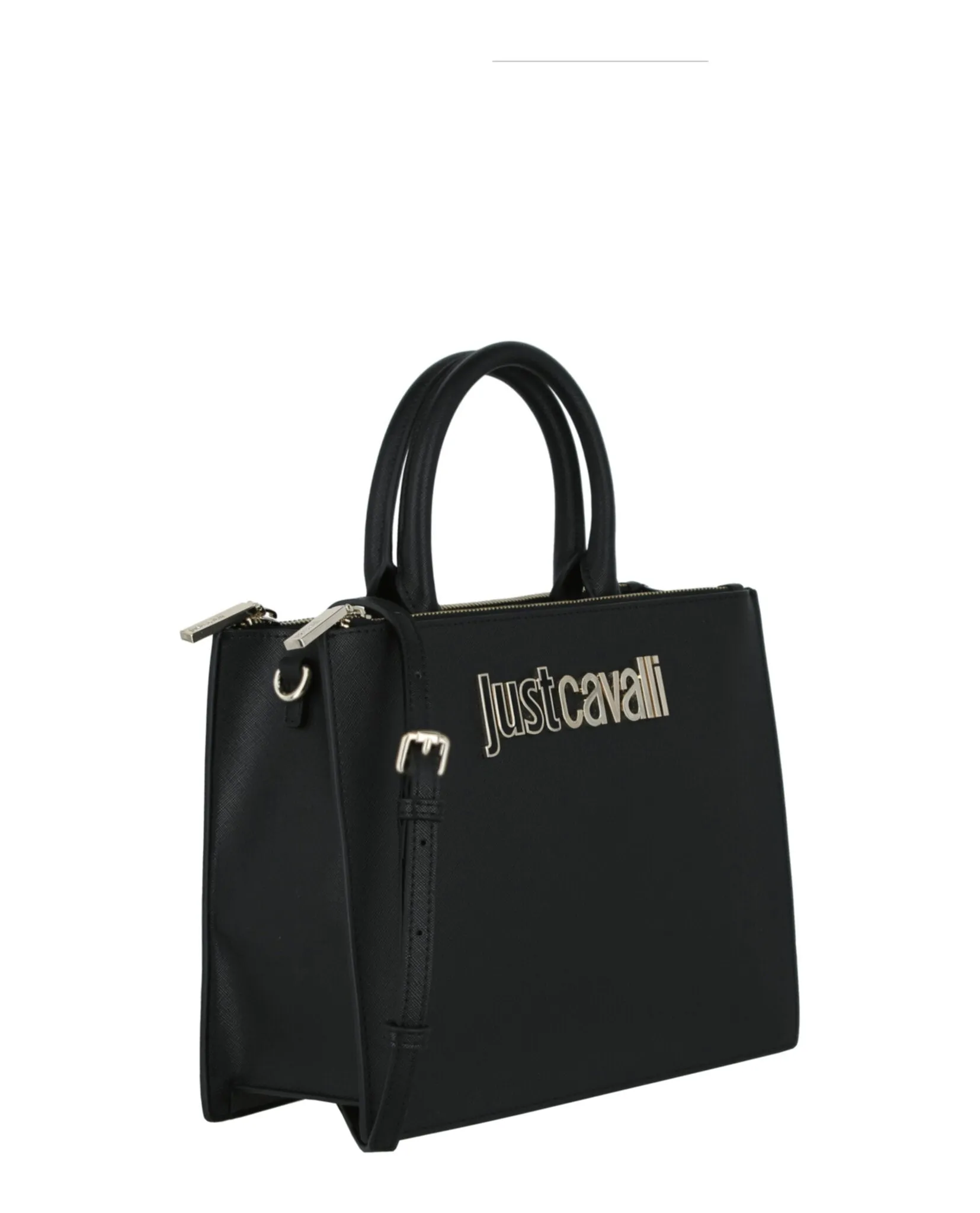 Just Cavalli Logo Shoulder Bag
