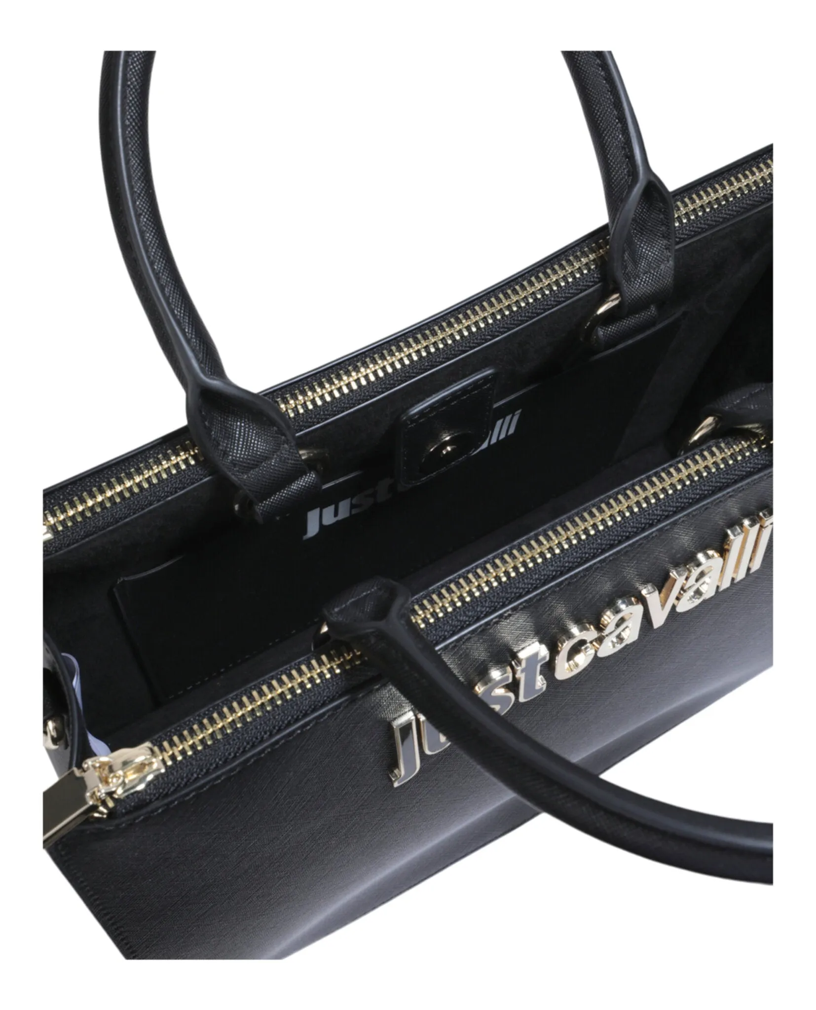 Just Cavalli Logo Shoulder Bag