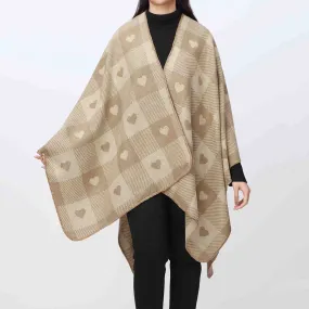 Khaki Cape Shawl PW3841