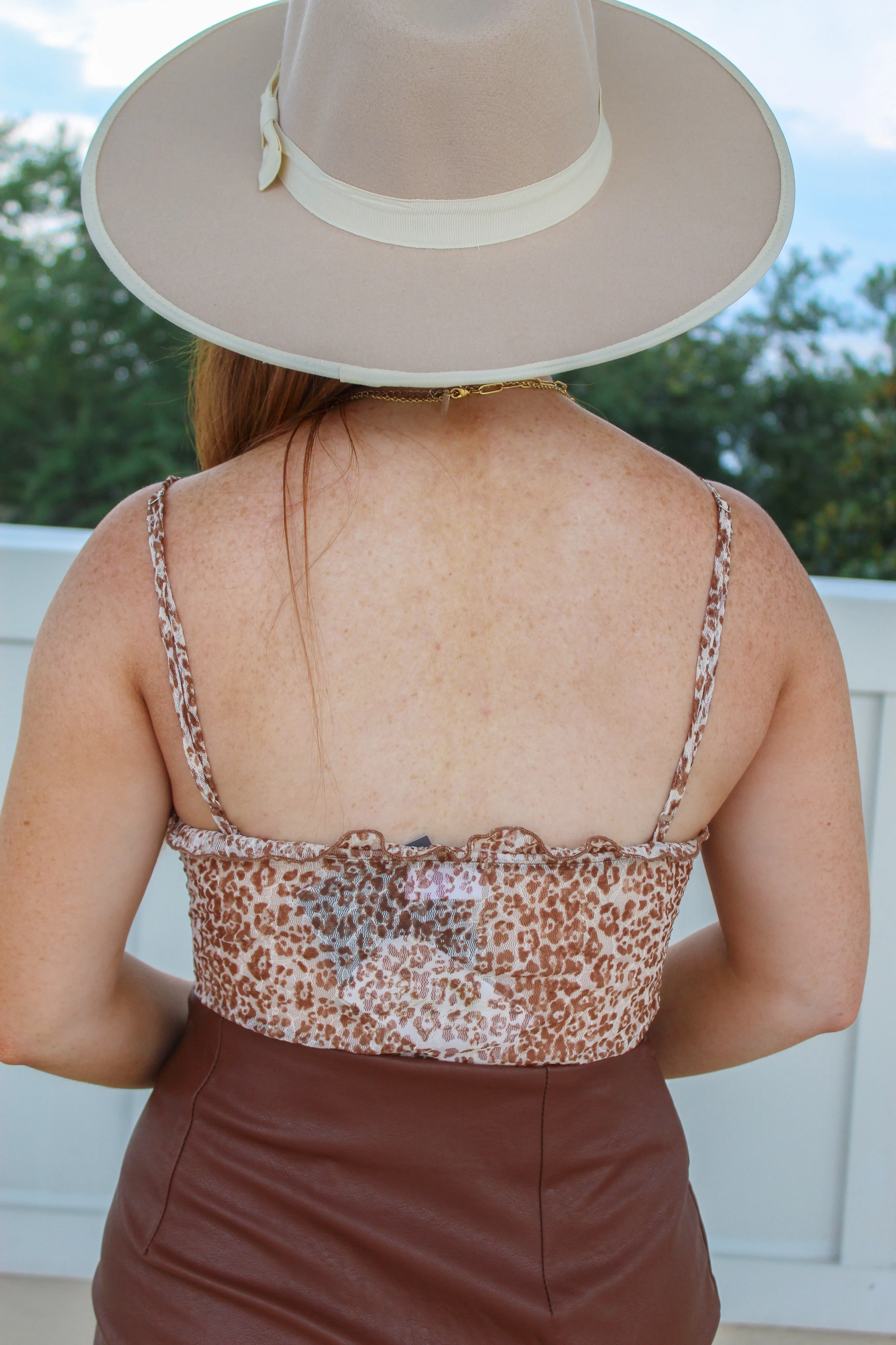 Kiera Mesh Cheetah Print Bodysuit