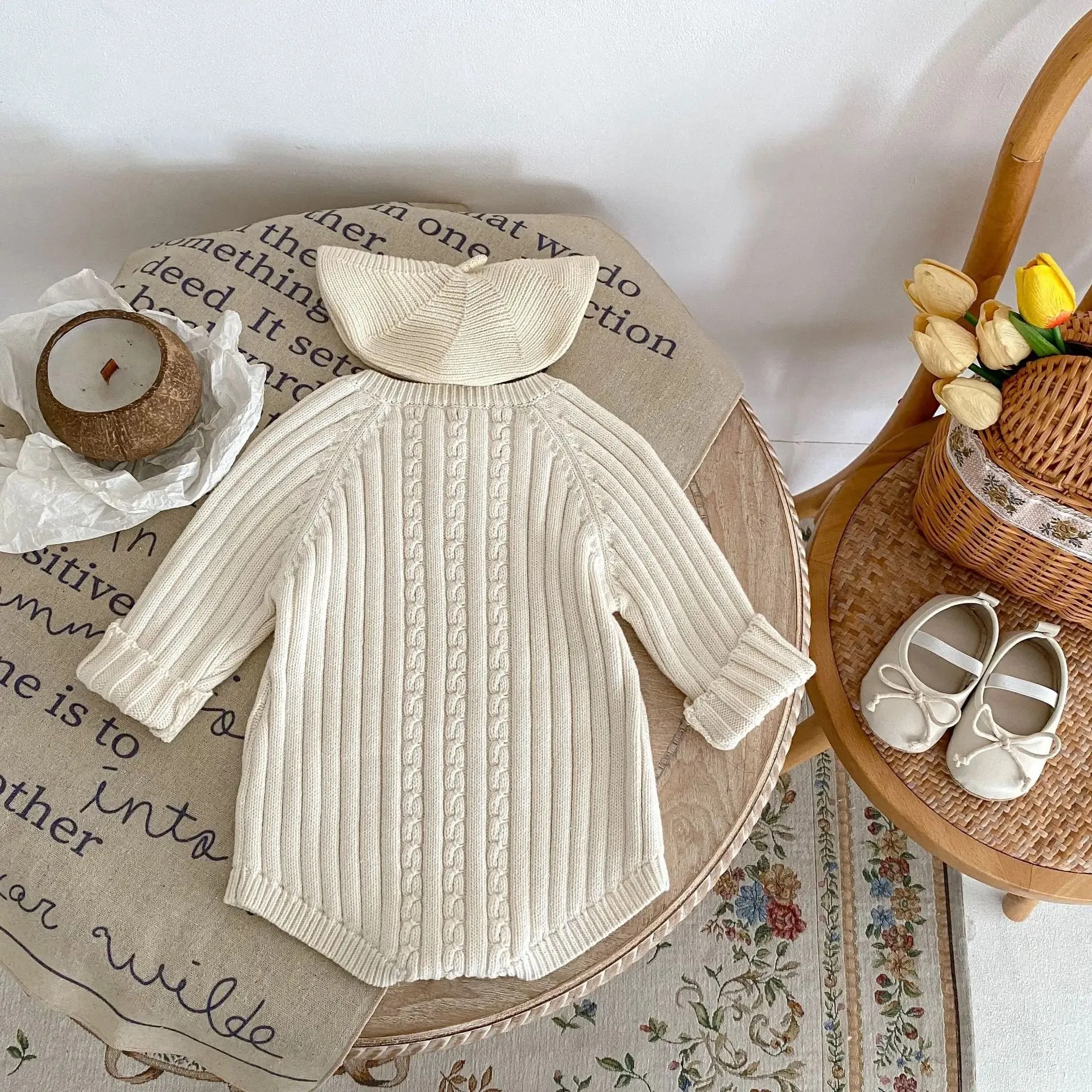 Knit long Sleeve Bodysuit
