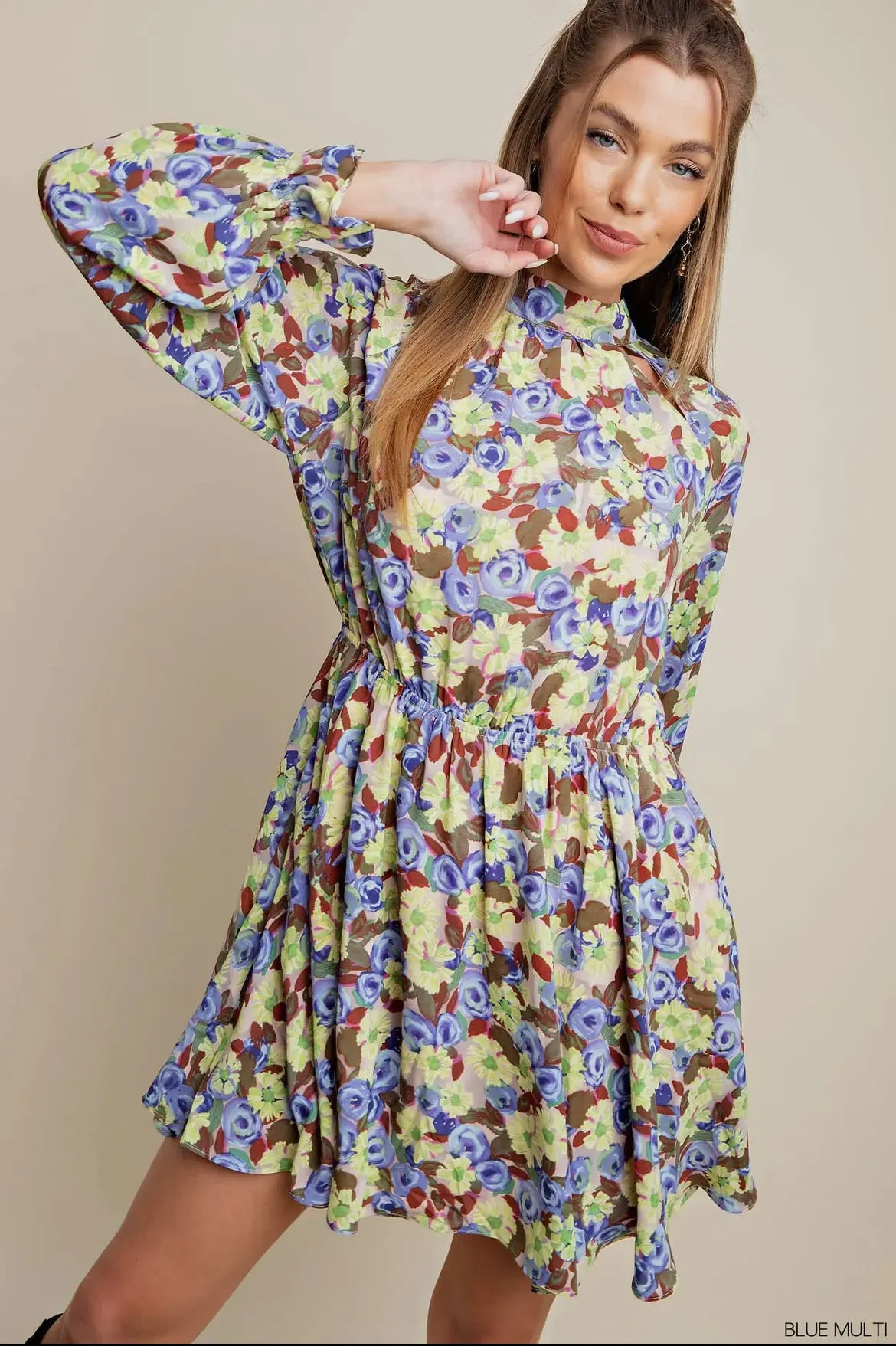 Kori Peekaboo Floral Dress