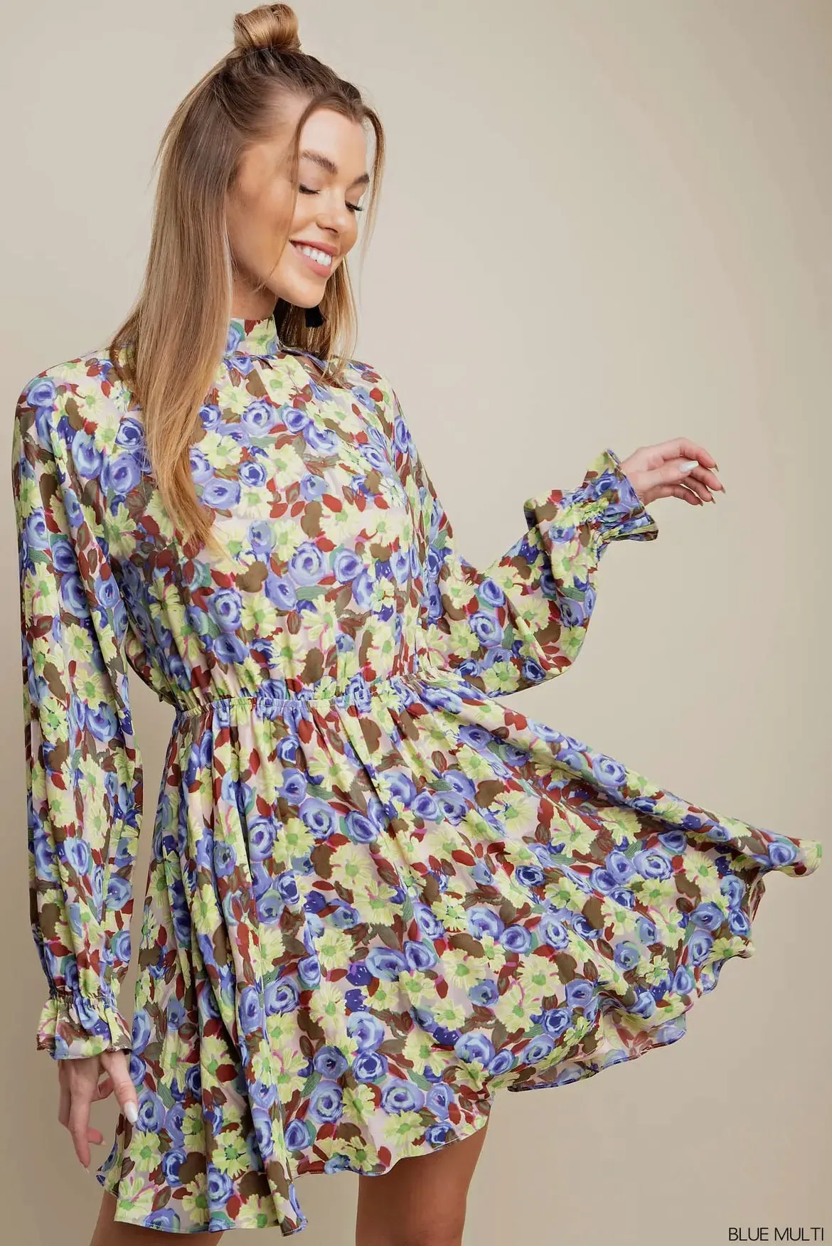 Kori Peekaboo Floral Dress