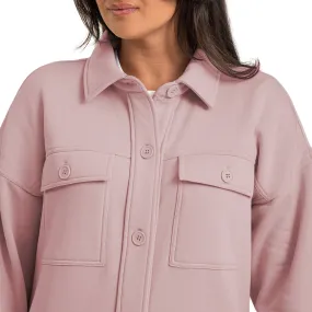 Lazypants - Shacket in pale mauve