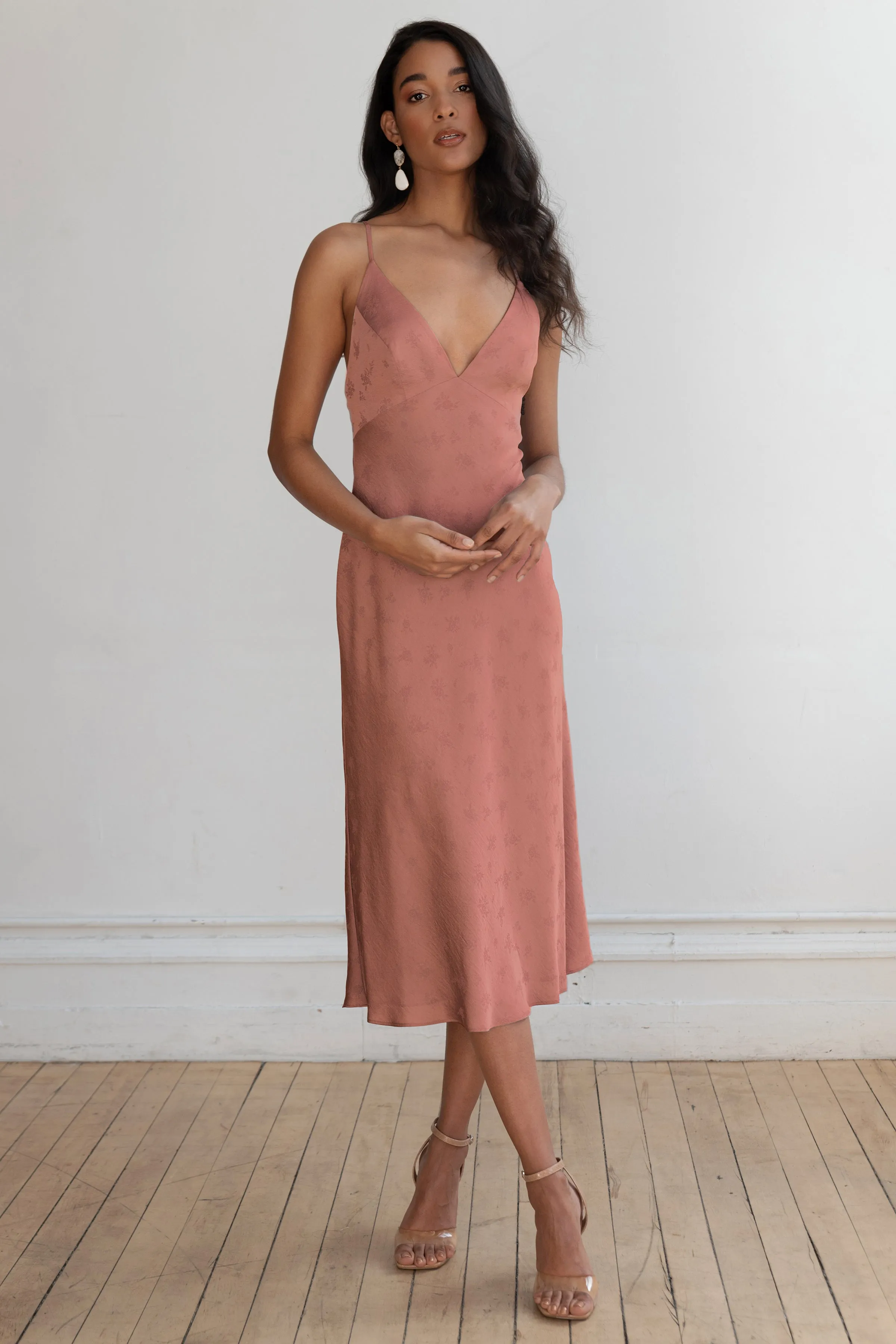 Leilani - Clay Rosette Jacquard
