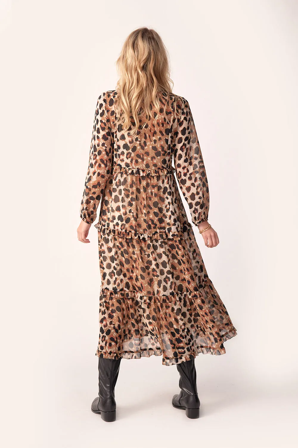 Lemon Tree Macy Dress And Singlet - Ginger Leopard