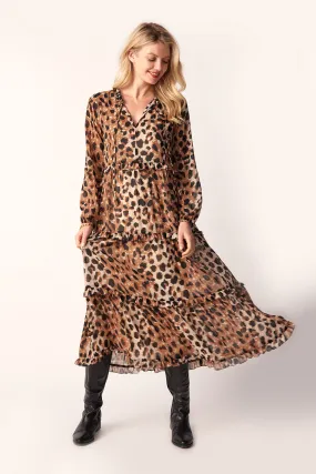 Lemon Tree Macy Dress And Singlet - Ginger Leopard