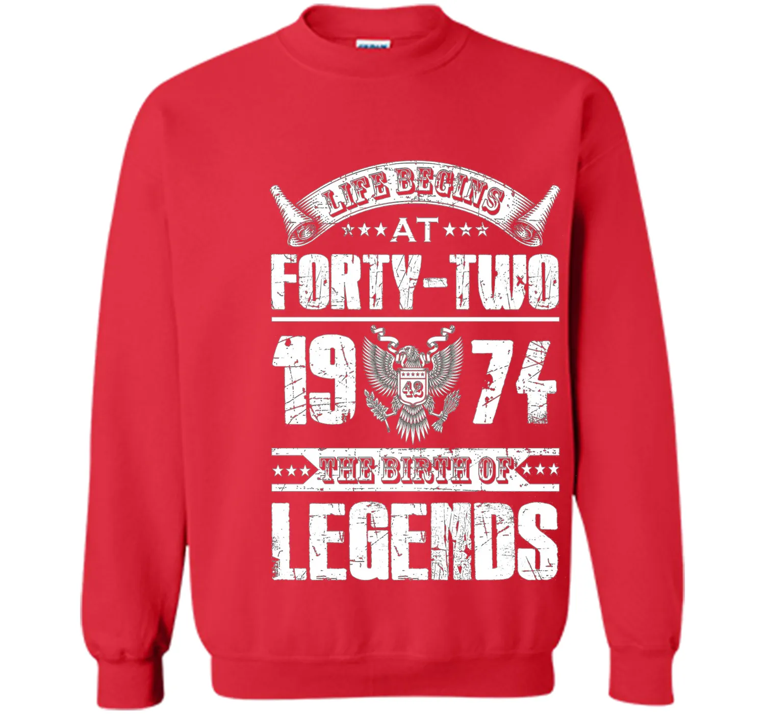Life begins at 42, 1974 the birth of legends- 1974 T Shirt
