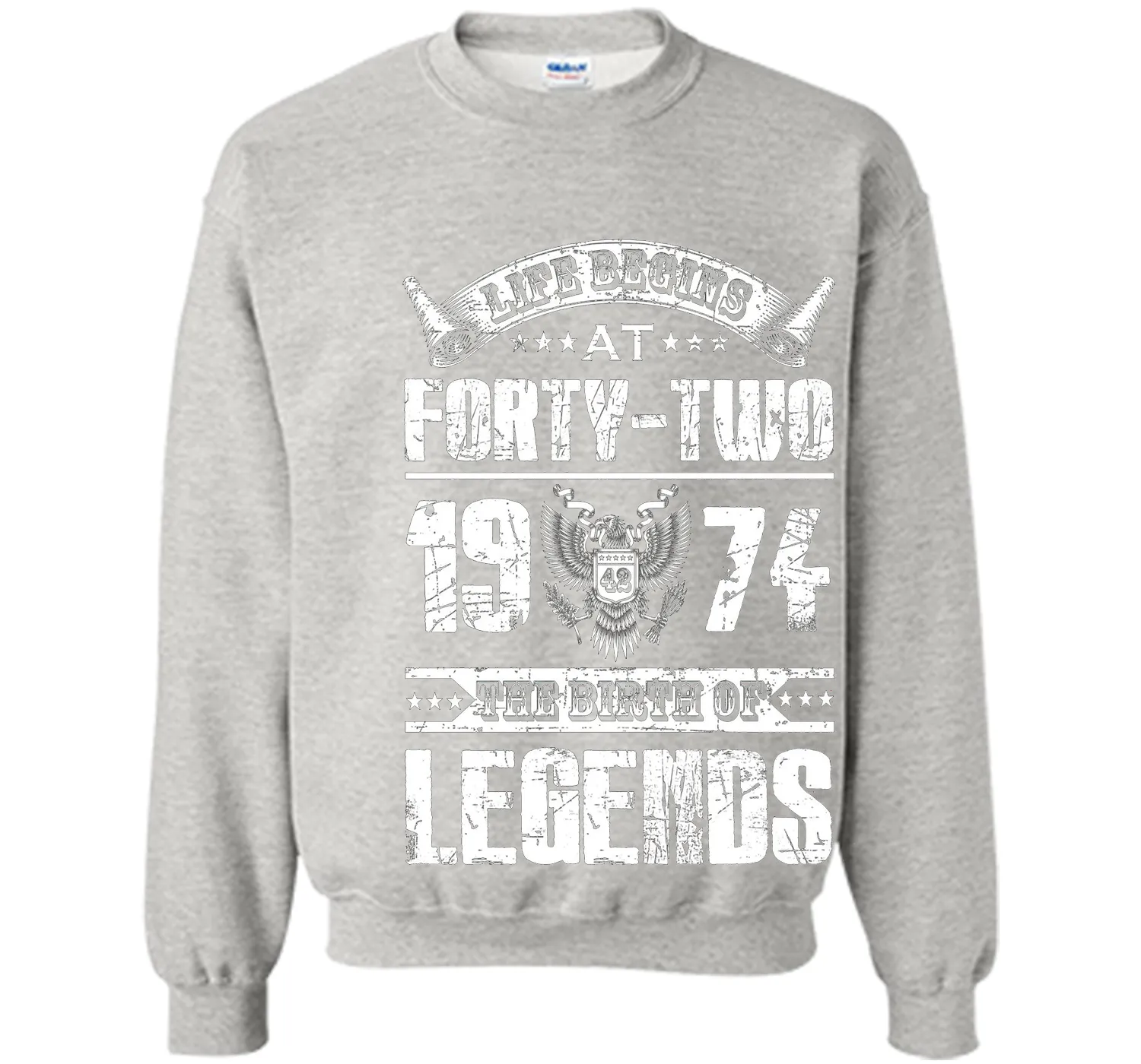 Life begins at 42, 1974 the birth of legends- 1974 T Shirt