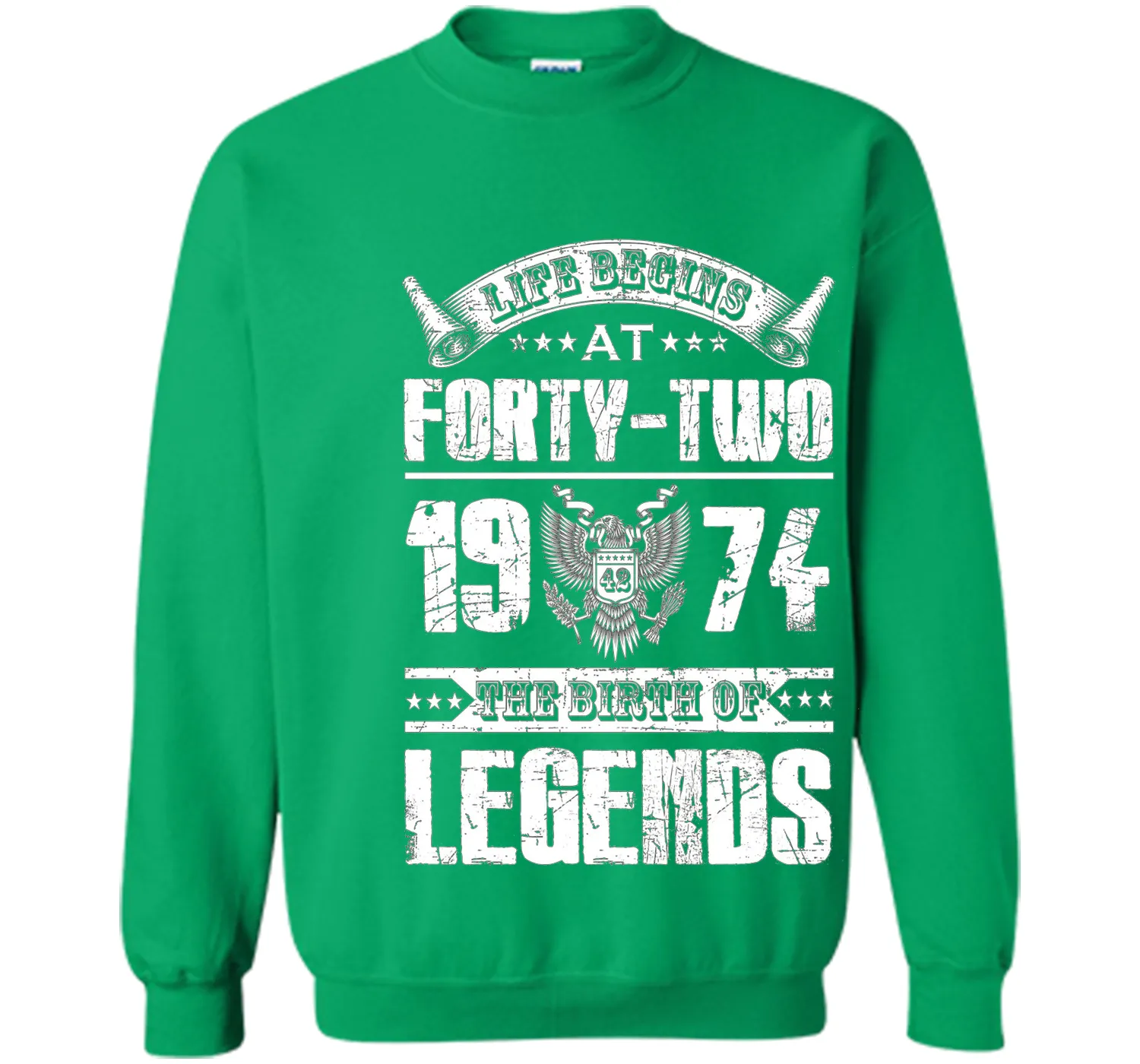 Life begins at 42, 1974 the birth of legends- 1974 T Shirt
