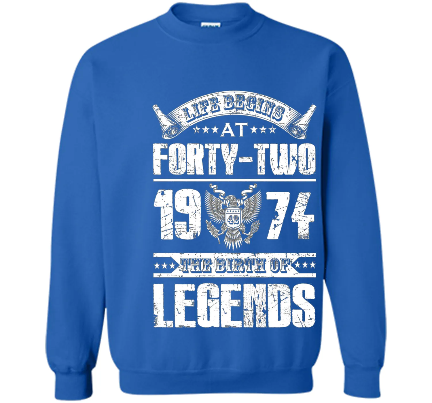 Life begins at 42, 1974 the birth of legends- 1974 T Shirt