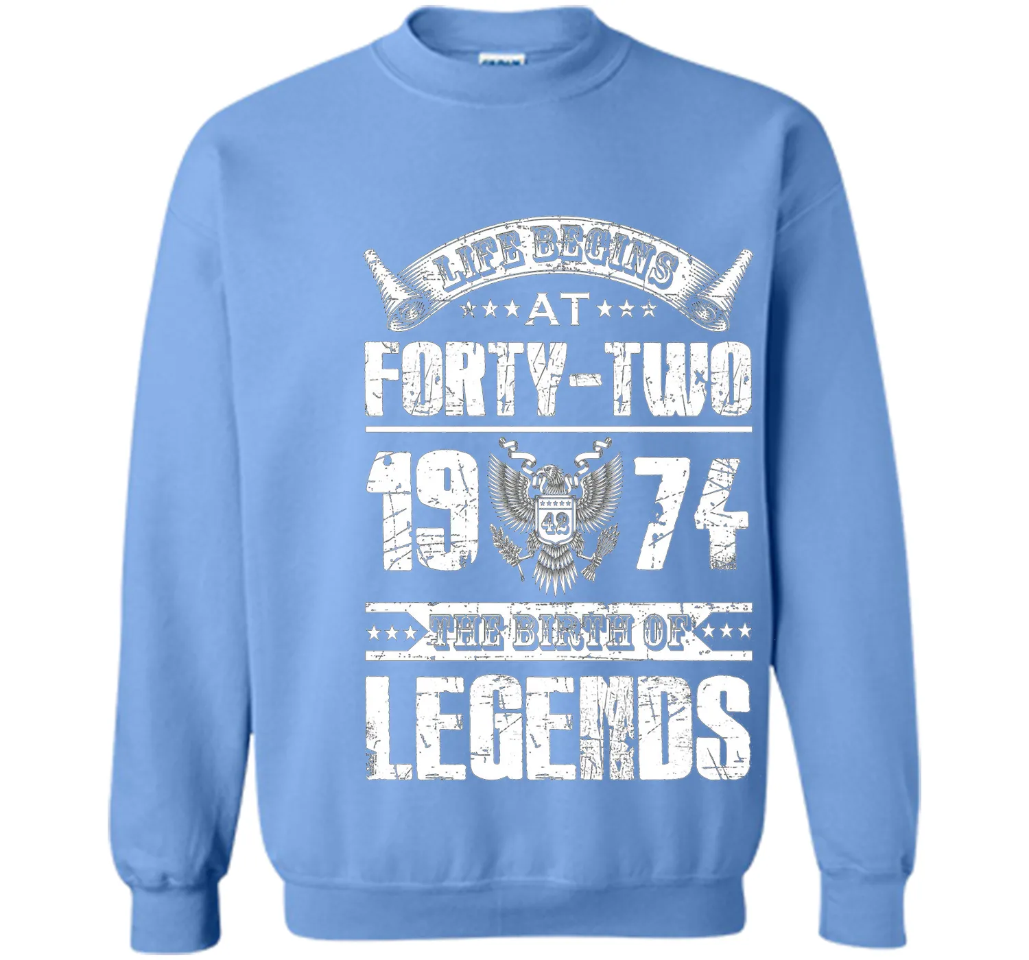 Life begins at 42, 1974 the birth of legends- 1974 T Shirt