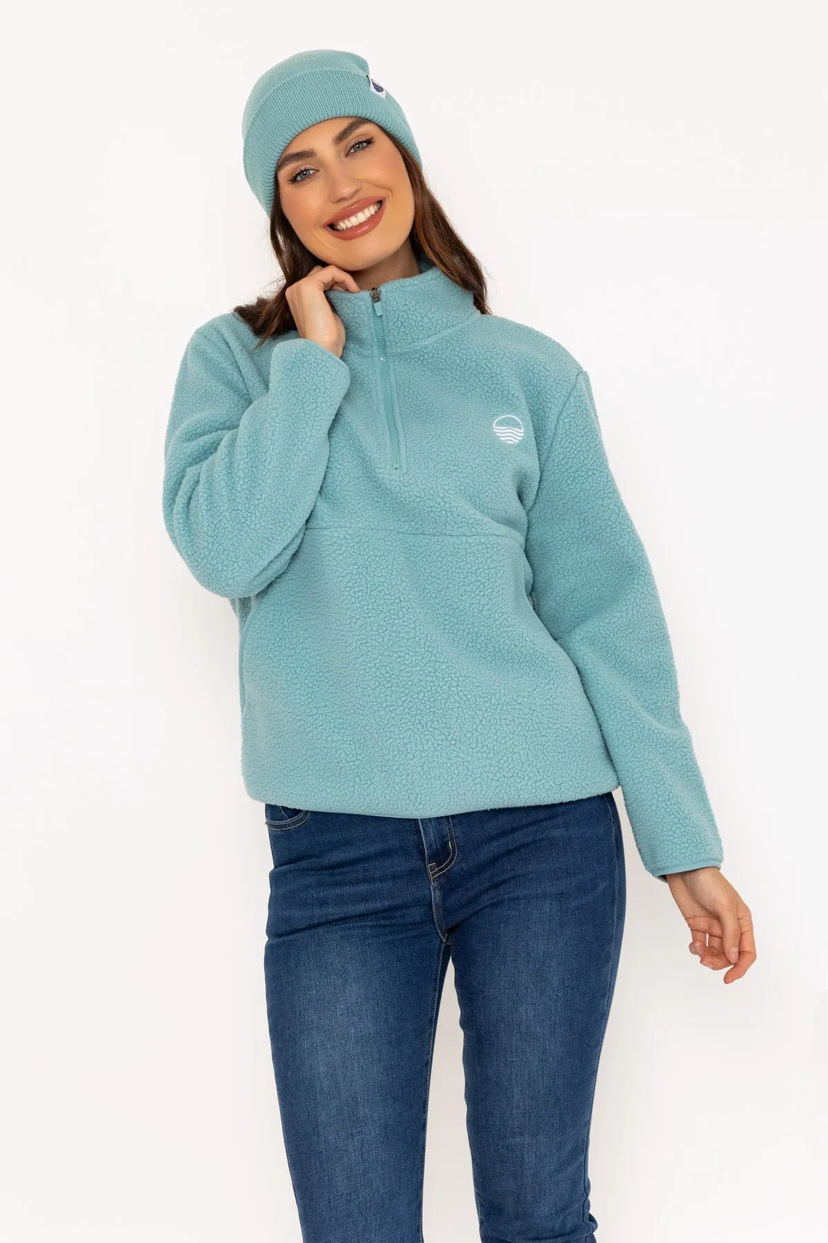 Light Blue Beanie Hat