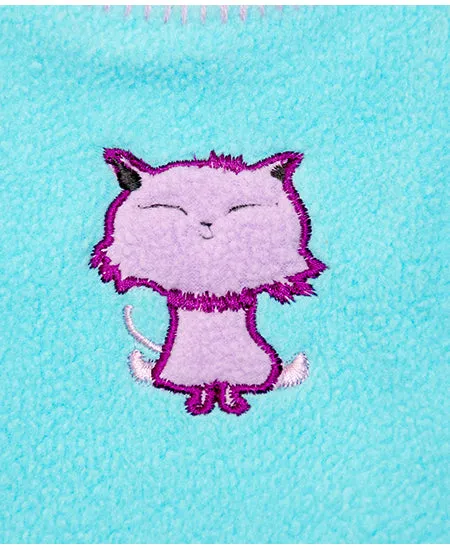 Light Blue Kitty Cat Winter Dress