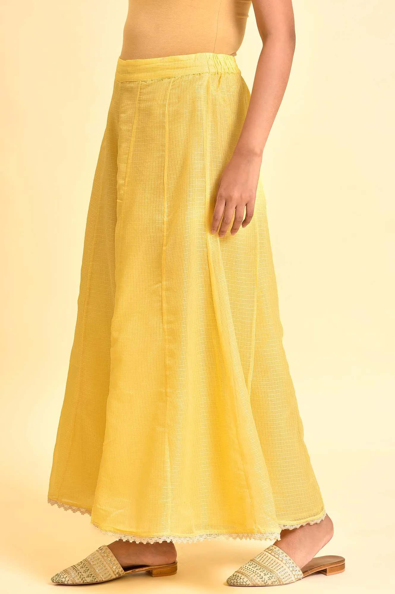Light Yellow Kota Culottes