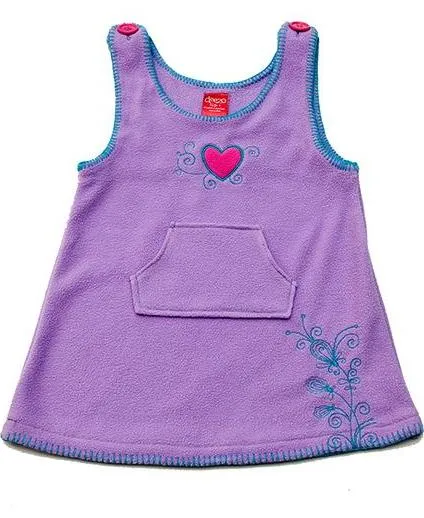 Lilac Love heart Winter LOVE Dress