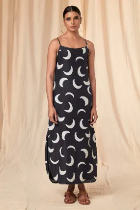 Lily Black Mooncrest Slip Dress