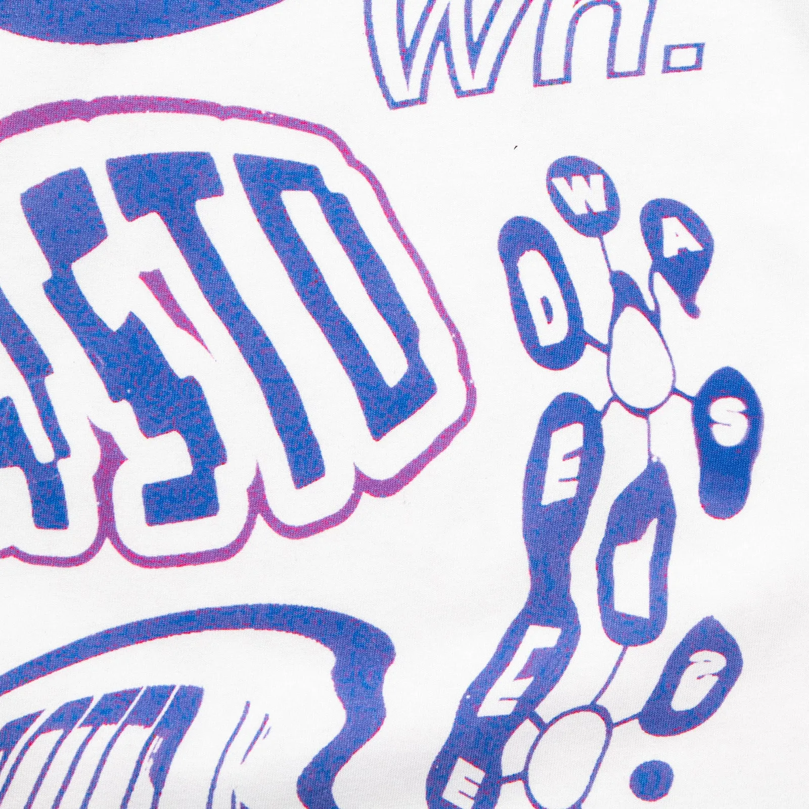 Liquid Logo Back Print - Tshirt - White