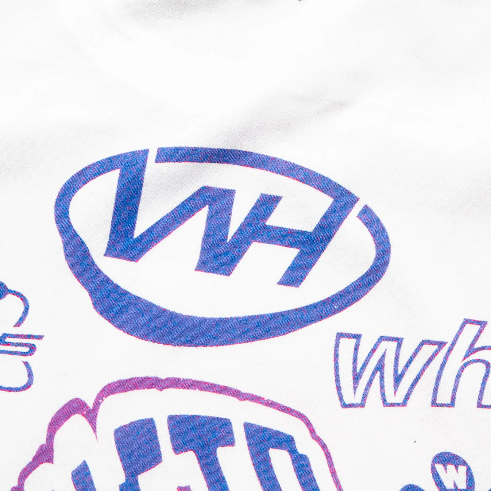 Liquid Logo Back Print - Tshirt - White
