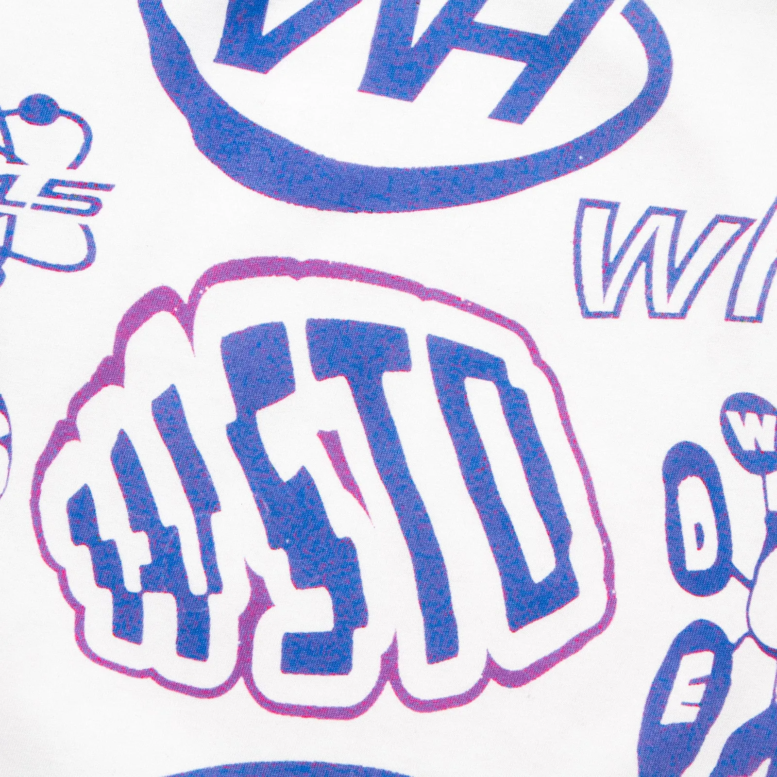 Liquid Logo Back Print - Tshirt - White
