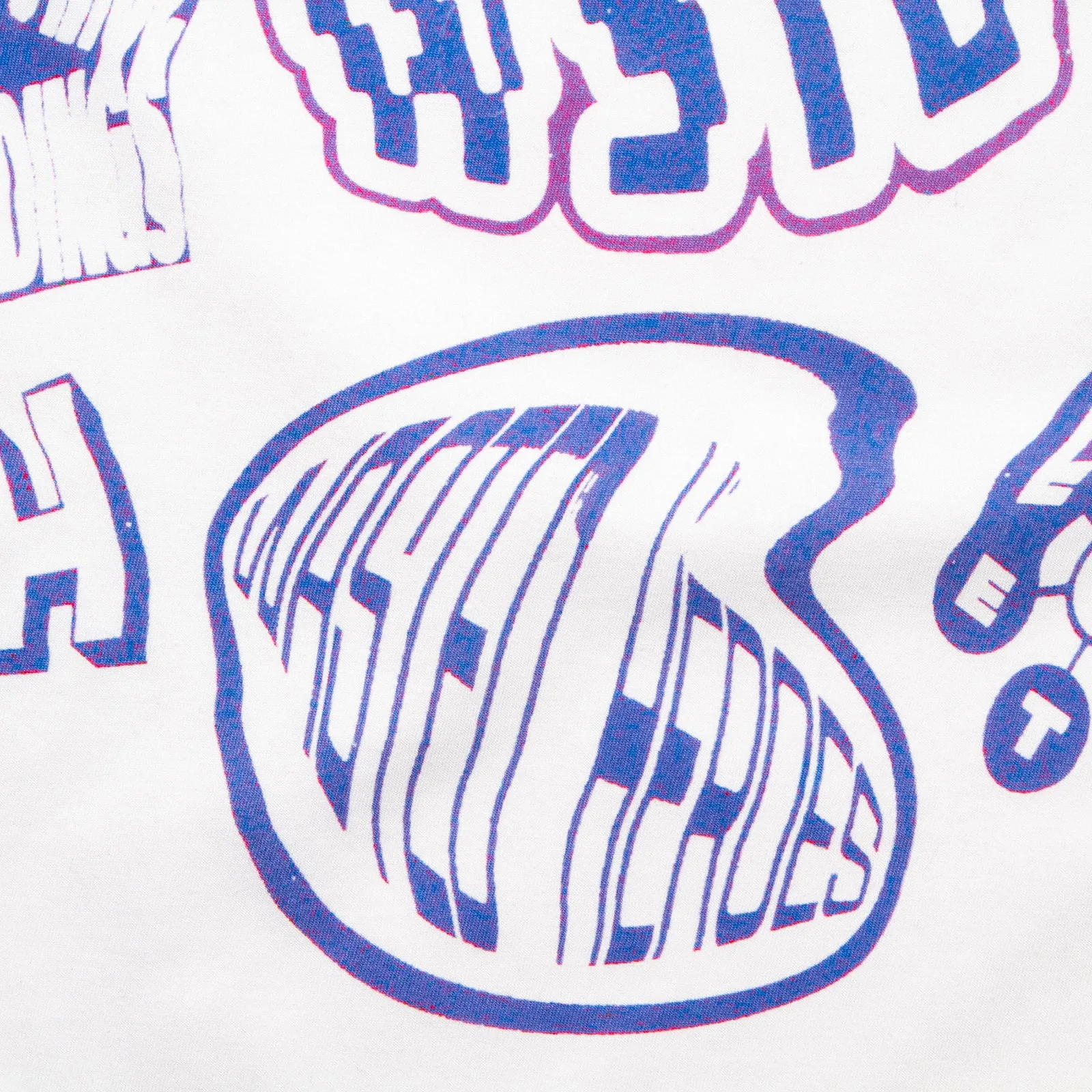 Liquid Logo Back Print - Tshirt - White