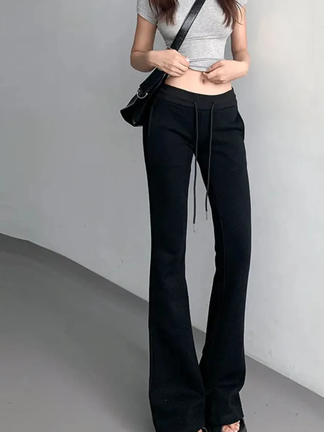 Low Rise Flared Sweatpants